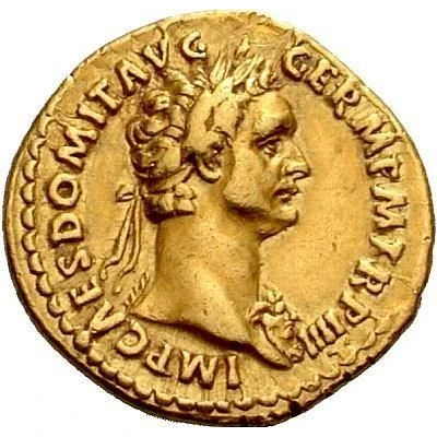 Aureus - Domitian IMP VIIII COS XI CENS POTES P P; Germania front