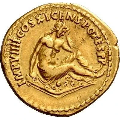 Aureus - Domitian IMP VIIII COS XI CENS POTES P P; Germania back