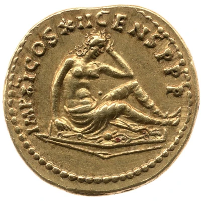 Aureus - Domitian IMP XI COS XII CENS P P P; Germania back