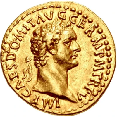 Aureus - Domitian IMP XI COS XII CENS P P P; Minerva front
