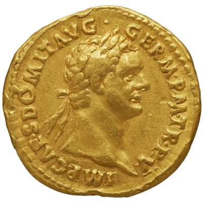 Aureus - Domitian IMP XI COS XII CENS P P P; Minerva front