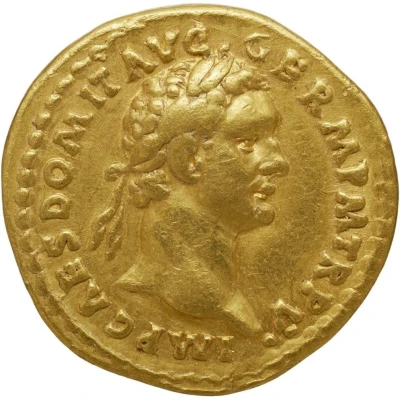Aureus - Domitian IMP XII COS XII CENS P P P; Minerva front