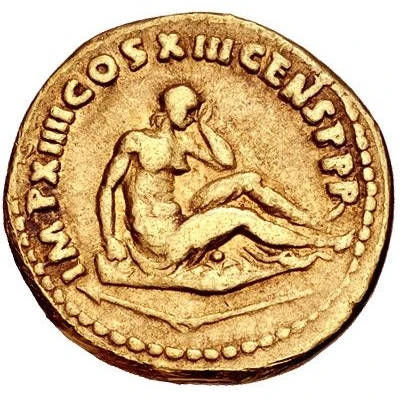 Aureus - Domitian IMP XIIII COS XIII CENS P P P; Germania back