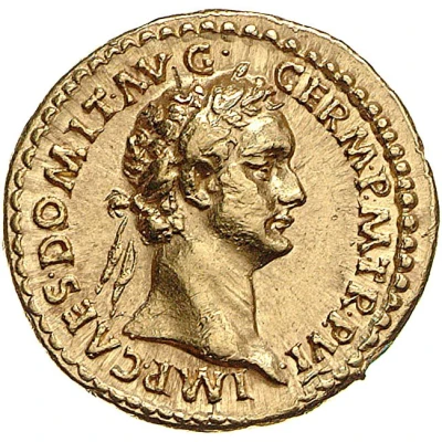 Aureus - Domitian IMP XIIII COS XIII CENS P P P; Minerva front