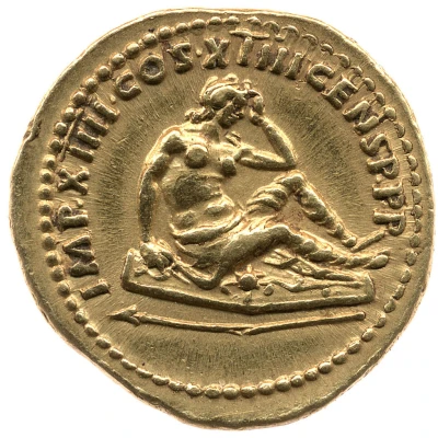 Aureus - Domitian IMP XIIII COS XIIII CENS P P P; Germania back