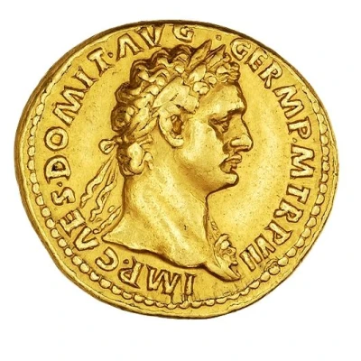 Aureus - Domitian IMP XIIII COS XIIII CENS P P P; Minerva front