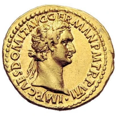 Aureus - Domitian IMP XIIII COS XIIII CENS P P P; Minerva front