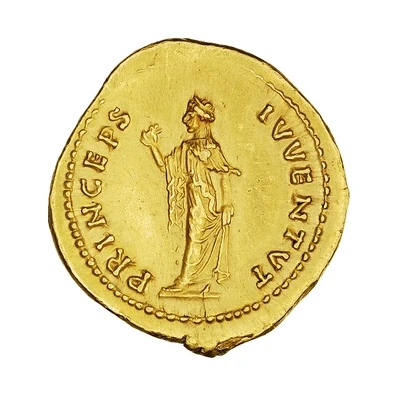 Aureus - Domitian PRINCEPS IVVENTVT; Spes back