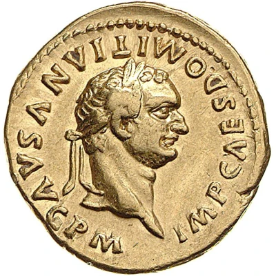 Aureus - Domitian TR P COS VII DES VIII P P front