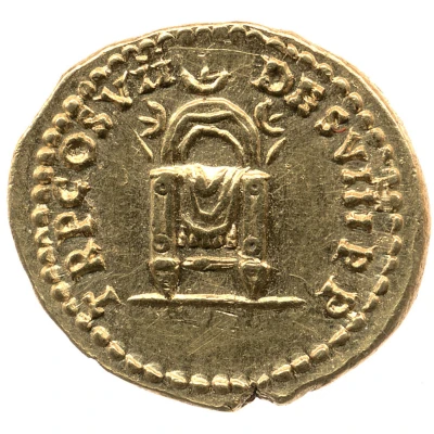 Aureus - Domitian TR P COS VII DES VIII P P back