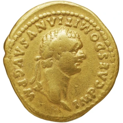 Aureus - Domitian TR P COS VII DES VIII P P front