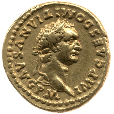 Aureus - Domitian TR POT COS VIII P P front