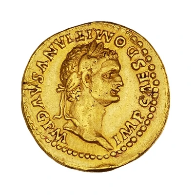Aureus - Domitian TR POT IMP II COS VIII DES IX P P; Minerva front