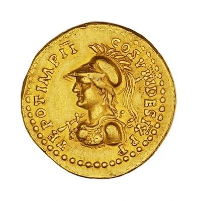 Aureus - Domitian TR POT IMP II COS VIII DES IX P P; Minerva back