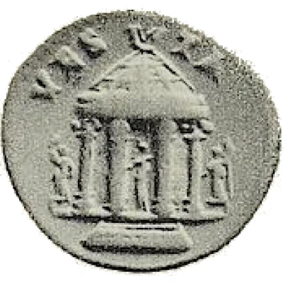 Aureus - Domitian VESTA back