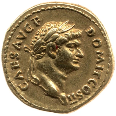 Aureus - Domitian front