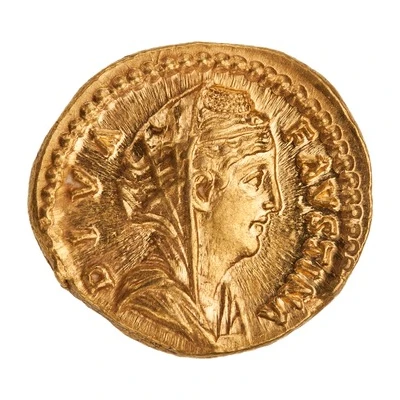 Aureus - Faustina the Elder AETERNITAS; Fortuna front