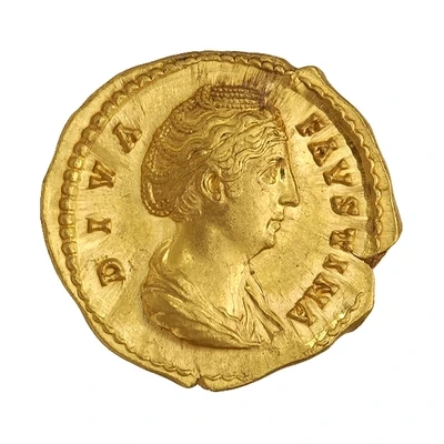 Aureus - Faustina the Elder AETERNITAS front