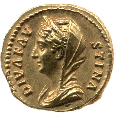 Aureus - Faustina the Elder AVGVSTA; Ceres front