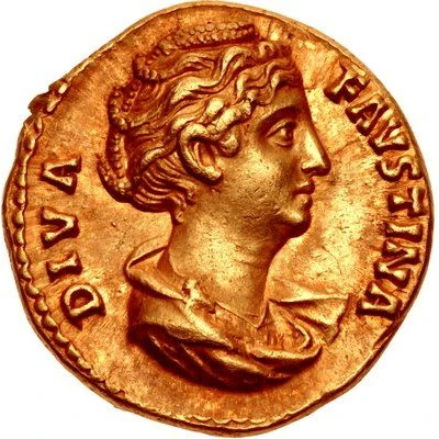 Aureus - Faustina the Elder AVGVSTA; Ceres front