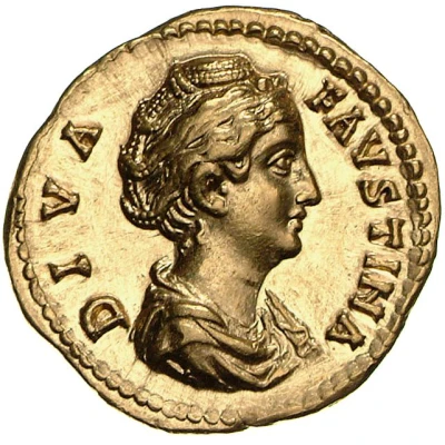 Aureus - Faustina the Elder CONSECRATIO front