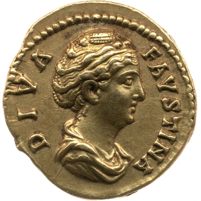Aureus - Faustina the Elder CONSECRATIO front