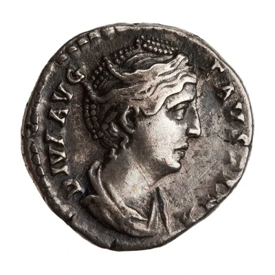 Aureus - Faustina the Elder PIETAS AVG; Pietas front