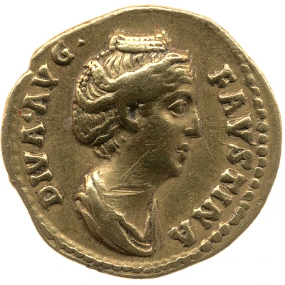 Aureus - Faustina the Elder front