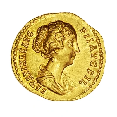 Aureus - Faustina the Younger CONCORDIA; Concordia front