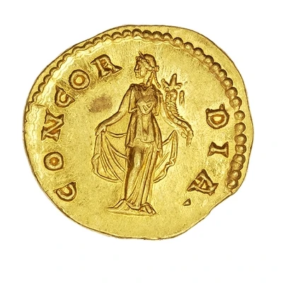 Aureus - Faustina the Younger CONCORDIA; Concordia back