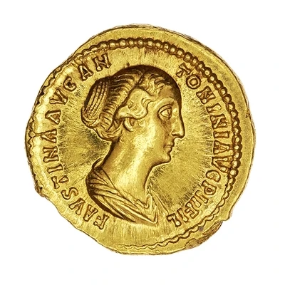 Aureus - Faustina the Younger CONCORDIA front