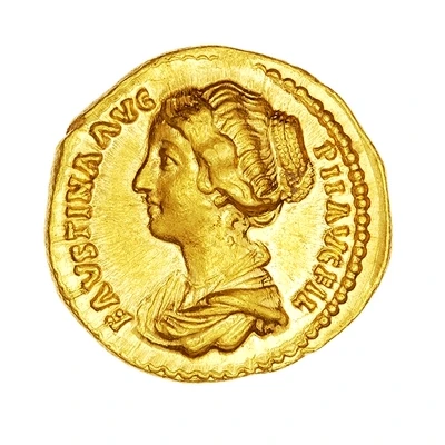 Aureus - Faustina the Younger CONCORDIA front
