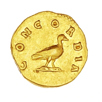 Aureus - Faustina the Younger CONCORDIA back