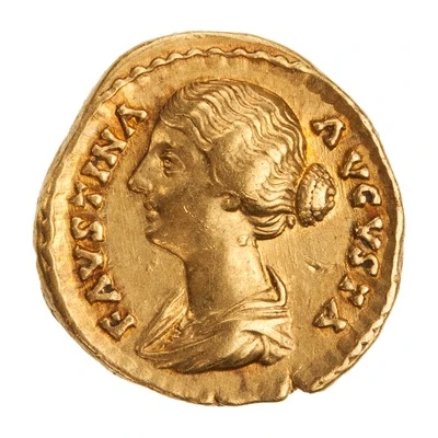 Aureus - Faustina the Younger FECVNDITATI AVGVSTAE; Fecunditas front