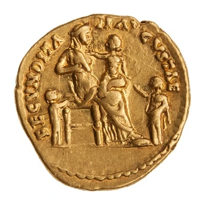 Aureus - Faustina the Younger FECVNDITATI AVGVSTAE; Fecunditas back