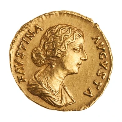 Aureus - Faustina the Younger HILARITAS; Hilaritas front