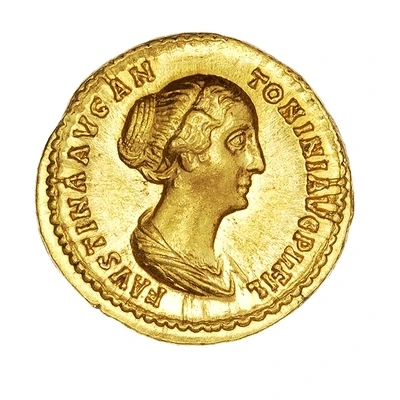 Aureus - Faustina the Younger VENERI FELICI; Venus front
