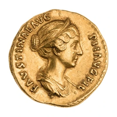 Aureus - Faustina the Younger VENERI GENETRICI; Venus front