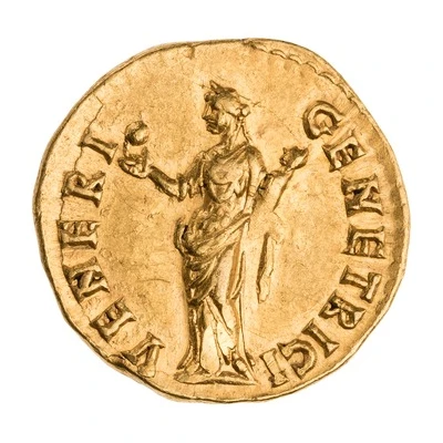 Aureus - Faustina the Younger VENERI GENETRICI; Venus back
