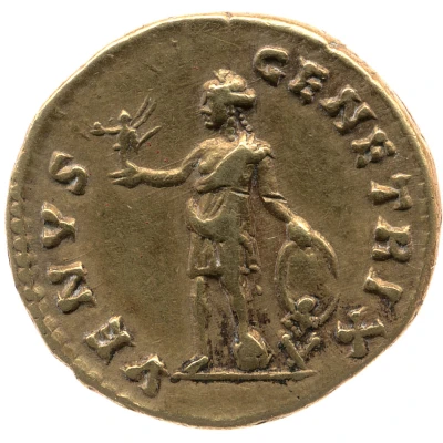 Aureus - Faustina the Younger VENVS GENETRIX; Venus and Victory back