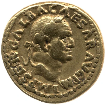 Aureus - Galba IMP; Gallia front