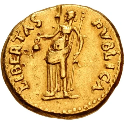 Aureus - Galba LIBERTAS PVBLICA; Libertas back