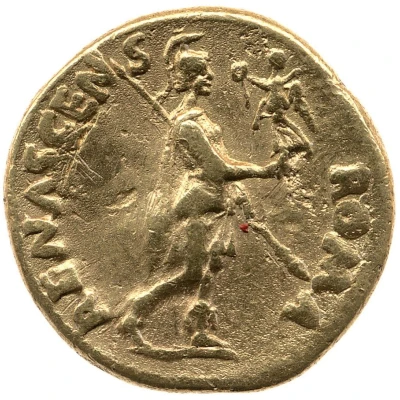 Aureus - Galba ROMA RENASCENS; Roma and Victory back