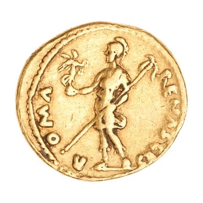 Aureus - Galba ROMA RENASCES; Roma and Victory back