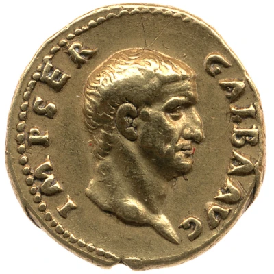 Aureus - Galba S P Q R OB C S front