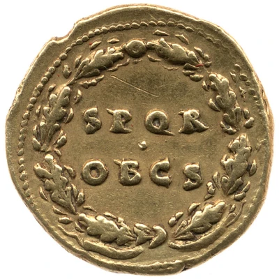 Aureus - Galba S P Q R OB C S back