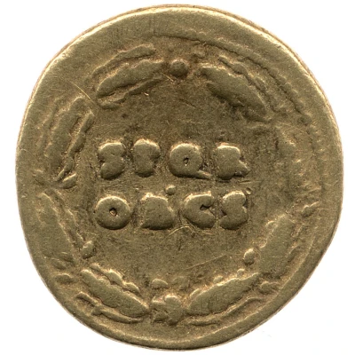 Aureus - Galba S P Q R OB C S back