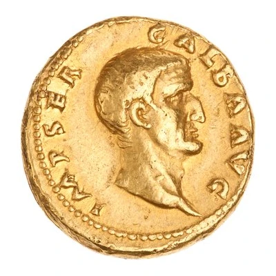Aureus - Galba S P Q R OB C S front