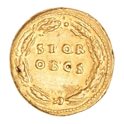 Aureus - Galba S P Q R OB C S back