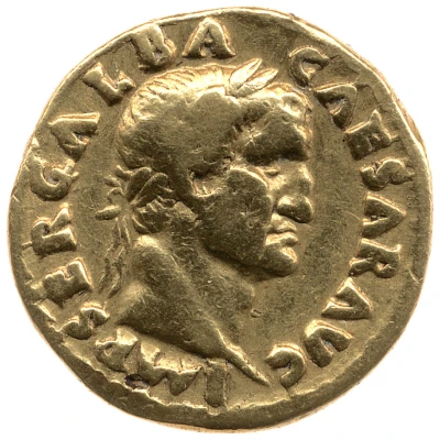 Aureus - Galba SALVS GEN HVMANI front